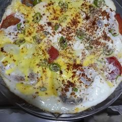 A picture of Pleasingly yummy Omelet.