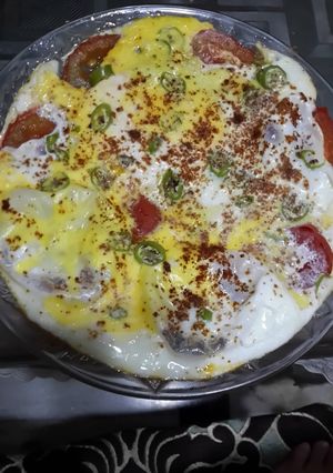 A picture of Pleasingly yummy Omelet.