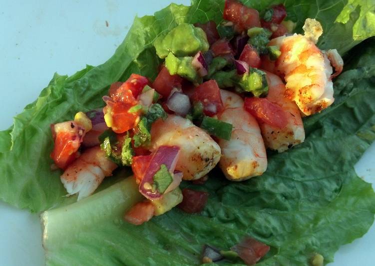 Recipe of Favorite Grilled Shrimp Lettuce Wraps