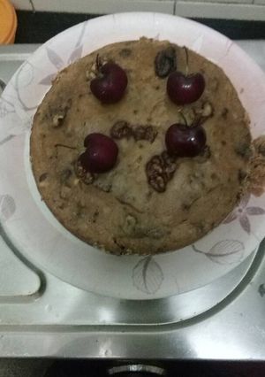 बनाना वॉलनट केक (Banana wolnut cake recipe in hindi) रेसिपी मुख्य फोटो