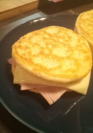 Une photo de Croque pancake