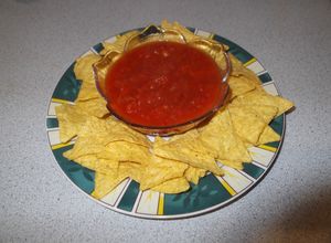 Házi salsa szósz, tortillához mártogatósnak recept fotója