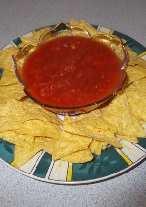 Házi salsa szósz, tortillához mártogatósnak recept fotója
