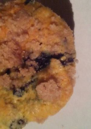 A picture of Bakery Style Blueberry Muffins.