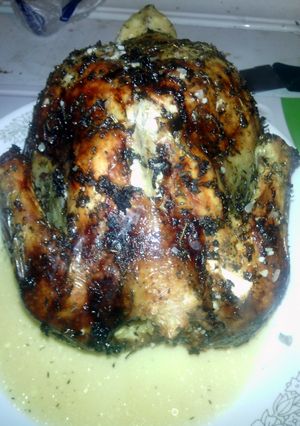 A picture of Soda Can Chicken Picatta.