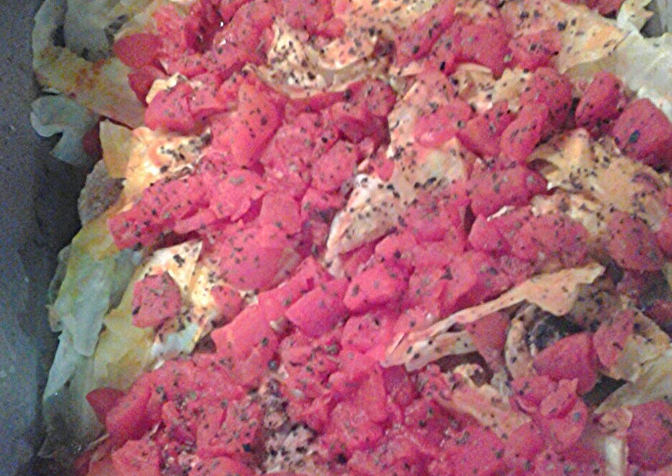 Pork and cabbage something or another