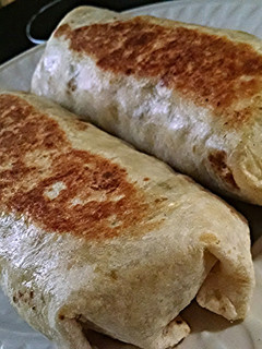 A picture of Grilled Breakfast Burritos.
