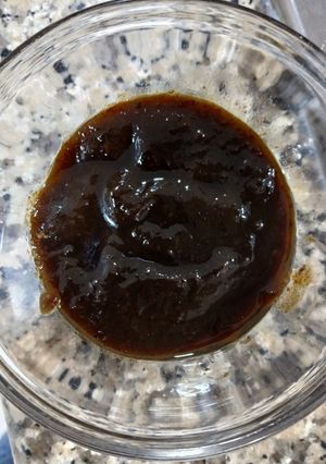 Una foto de Salsa de ciruela para chuletas o jamón ahumado