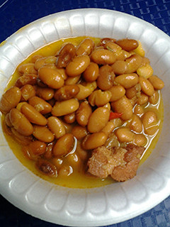 A picture of Pinto beans.