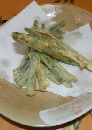 A picture of Green Bean Tempura.