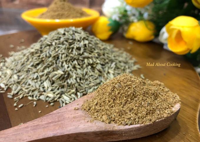 How to make roasted fennel (sauf) powder? Recipe by MadAboutCooking -  Cookpad
