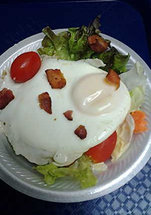 A picture of Breakfast on my mind salad.