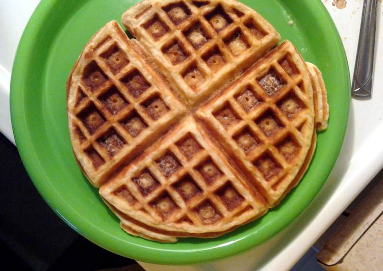 Easiest Way to Make Homemade Oatmeal waffles