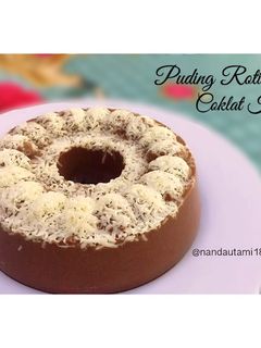 Foto resep Puding roti coklat keju