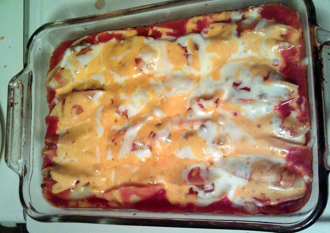 Recipe of Super Quick Homemade Mexican stuffed shells