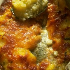 Sig's Two Cheese Polenta Bake A picture of Sig's Two Cheese Polenta Bake.