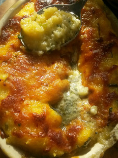 A picture of Sig's Two Cheese Polenta Bake.