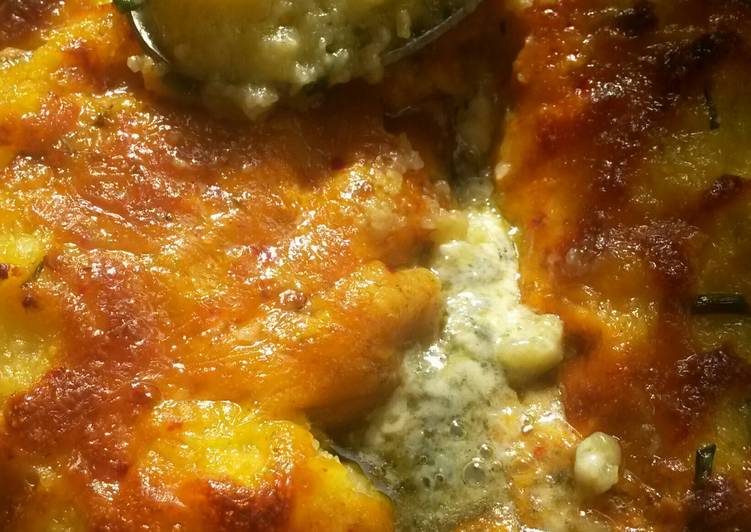 Sig's Two Cheese Polenta Bake