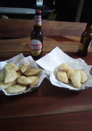 Una foto de Empanaditas de maíz Jamón y queso