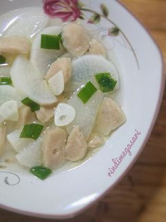 Foto resep 42. Sayur Bening Lobak Baso