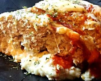 Easy Serving Recipe Chicken Parmesan Meatloaf Delicious Simple