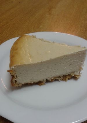 A picture of Healthy Baked Cheesecake.