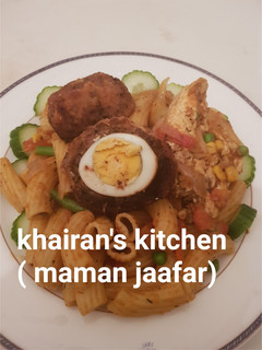 Stir fry pasta ainihin hoton girkin