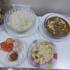 A picture of Rajma chawal.