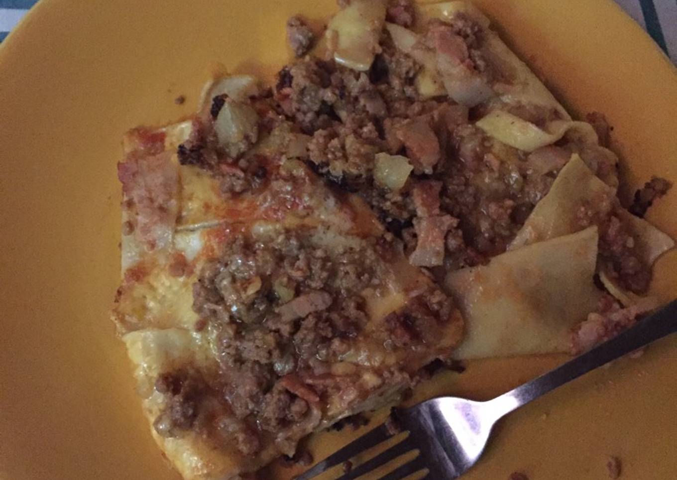 Lasaña en el sartén😍