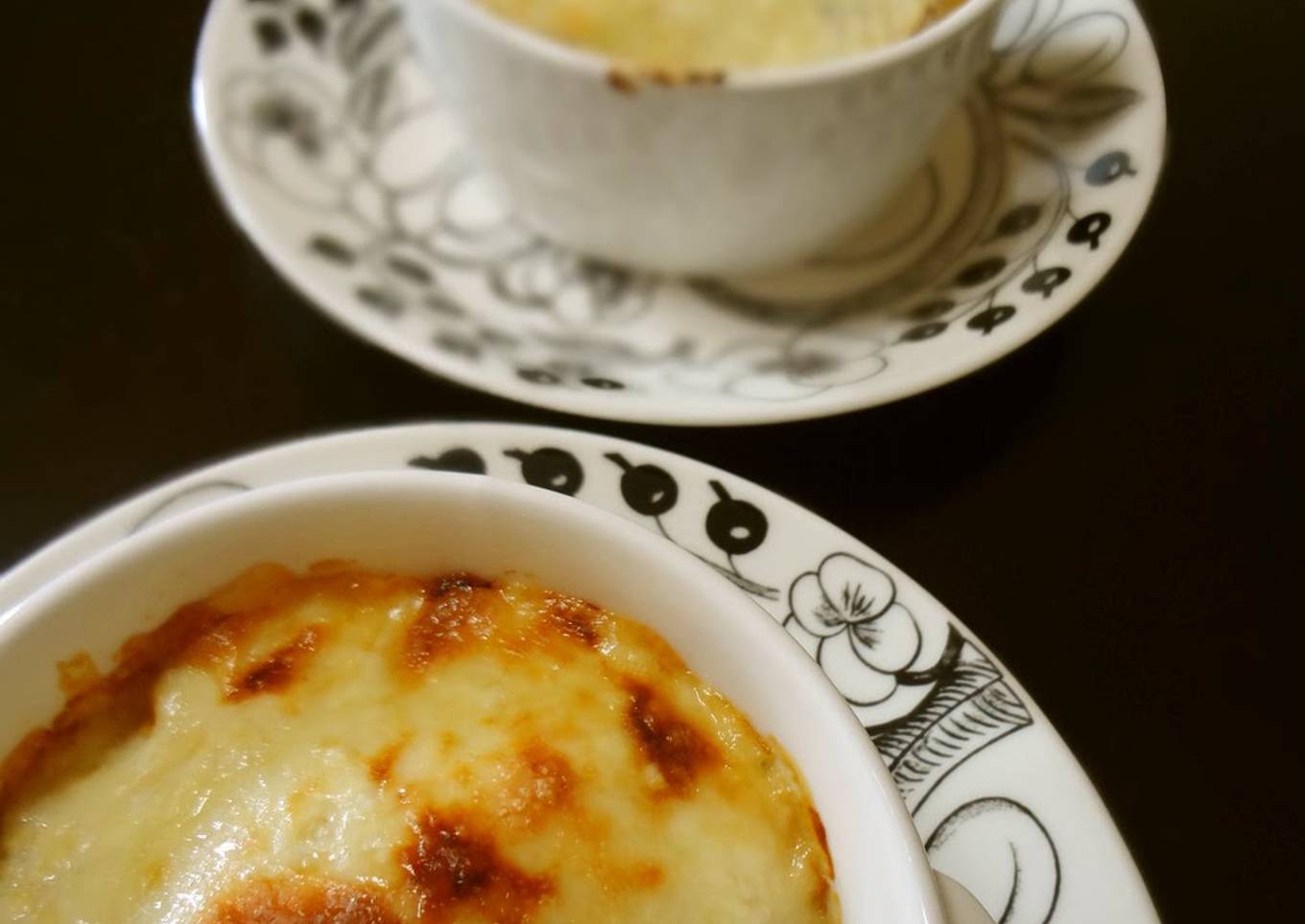 Taro Root Sake with Olives and White Tofu Sauce