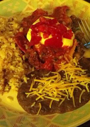 A picture of Beef Enchiladas.
