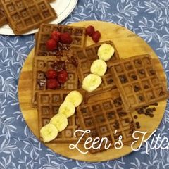 Classic Chocolate Waffles A picture of Classic Chocolate Waffles.