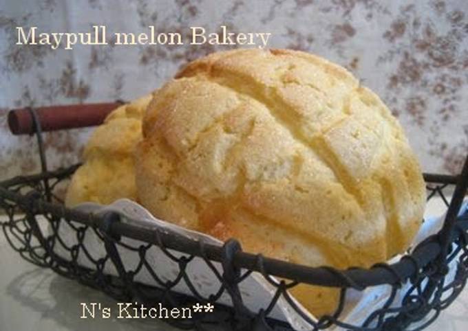 Simple Way to Prepare Any-night-of-the-week Crispy and Fluffy! Maple Melon Bread