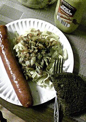 A picture of Fried Cabbage 'n Noodles (Haluski).