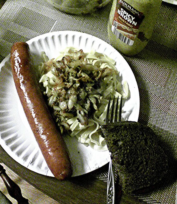 A picture of Fried Cabbage 'n Noodles (Haluski).