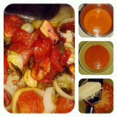 Roasted Tomato Soup A picture of Roasted Tomato Soup.