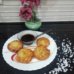 Sabudana Tikki A picture of Sabudana Tikki.