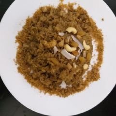 A picture of Jaggery rice.