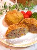 Ground Meat and Vegetable Butter Flavored Croquettes