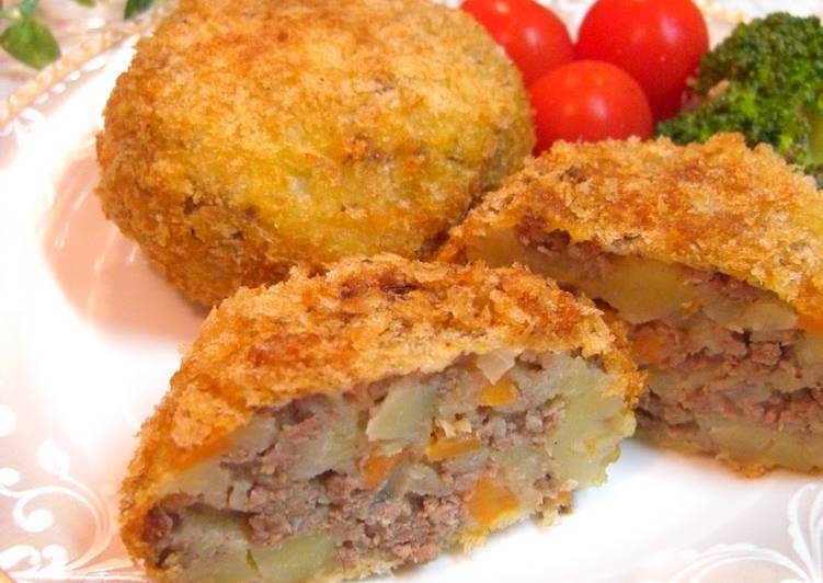 Simple Way to Make Super Quick Homemade Ground Meat and Vegetable Butter Flavored Croquettes