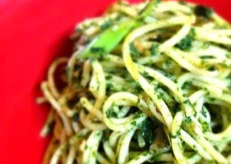 How to Prepare Appetizing Komatsuna Pesto Genovese