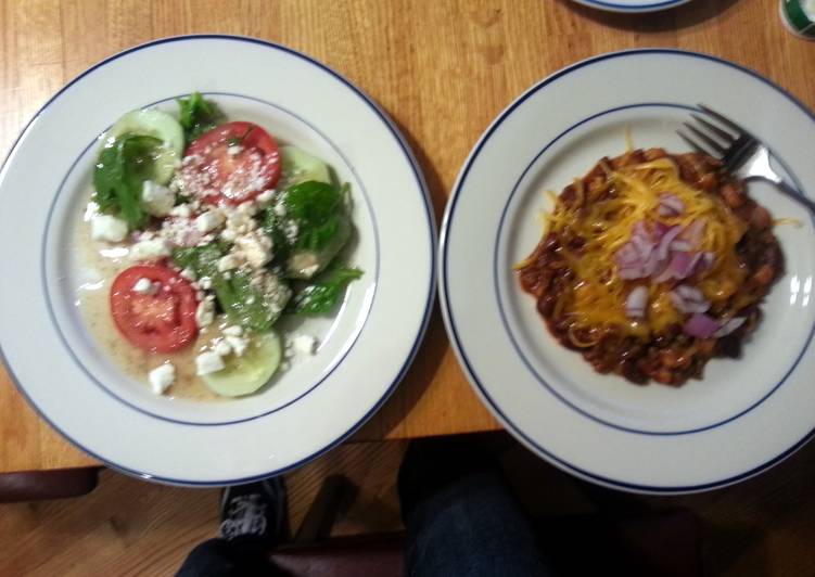 Easy taisen&#39;s two bean chili in a crockpot