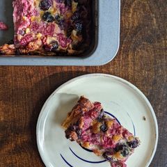 A picture of Berry clafoutis.