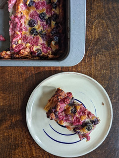 A picture of Berry clafoutis.