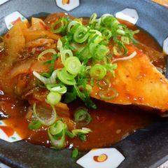 A picture of ✜ Simmered Amberjack Kimchi ✜.