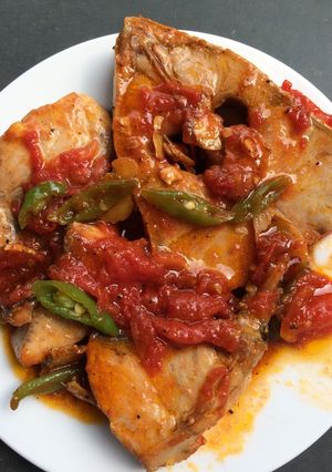 Hình của món Cá bẹ xước sốt cà.