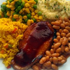 A picture of Vickys Maple Glazed Pork/Chicken GF DF EF SF NF.