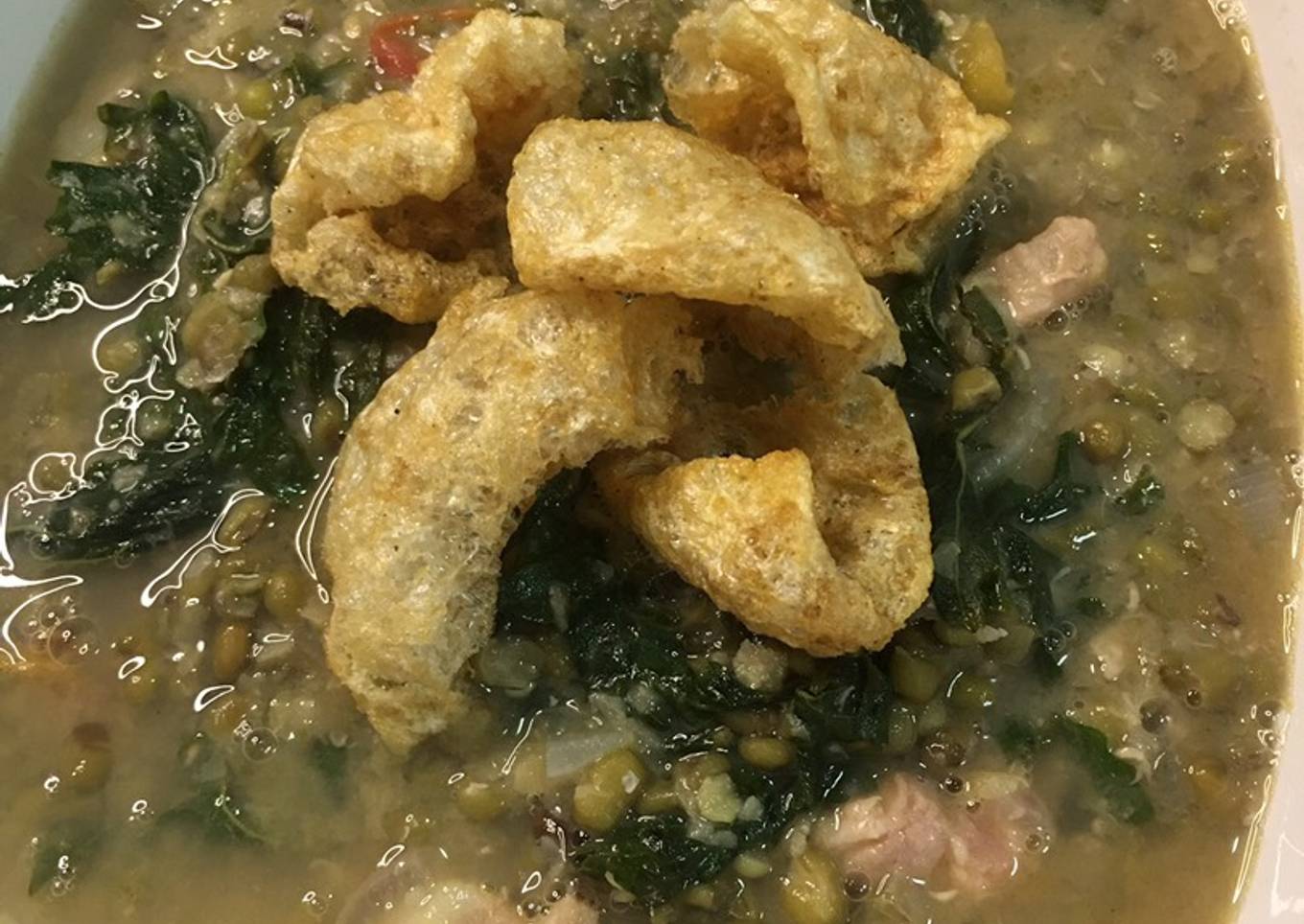 Ginisang Munggo with Chicharon