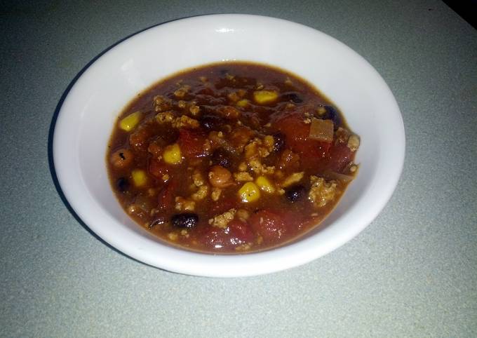 Recipe of Speedy Black Bean Turkey Chili
