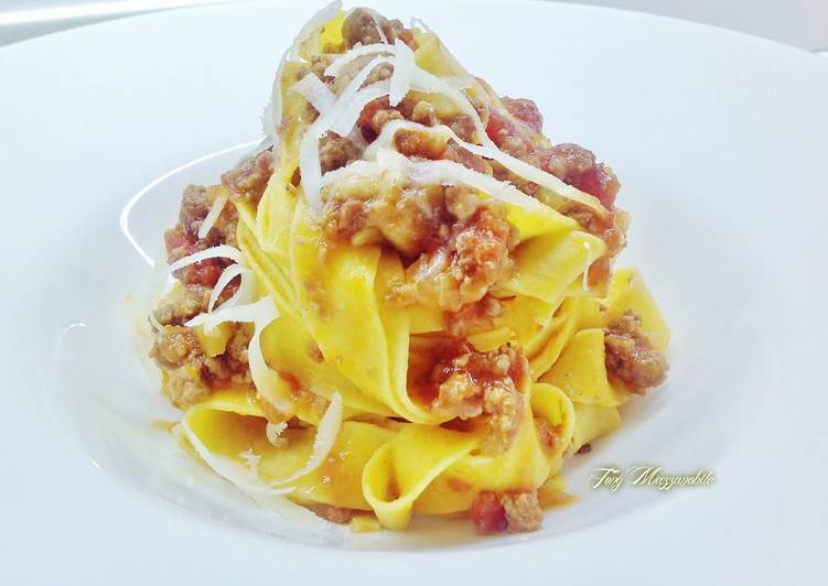 Pappardelle con il MIO ragù